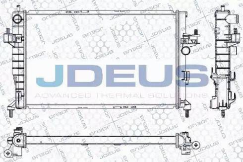 Jdeus RA0200720 - Радіатор, охолодження двигуна avtolavka.club