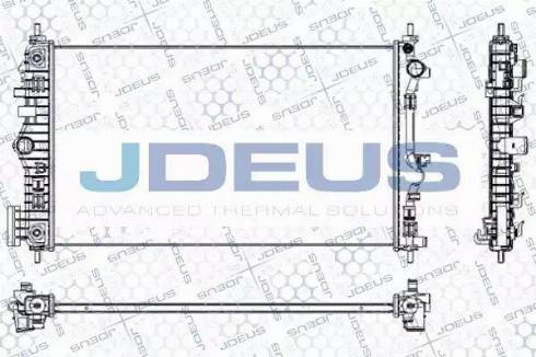 Jdeus RA0201160 - Радіатор, охолодження двигуна avtolavka.club