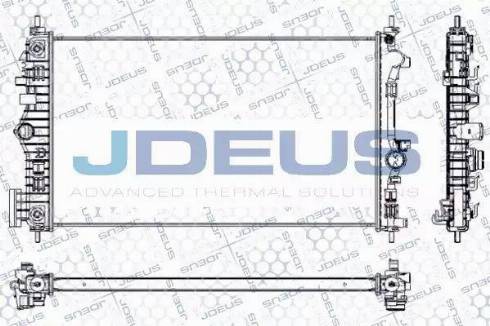 Jdeus RA0201120 - Радіатор, охолодження двигуна avtolavka.club