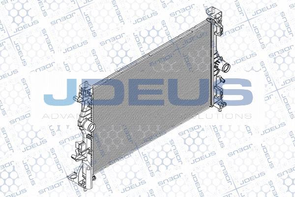 Jdeus RA0201200 - Радіатор, охолодження двигуна avtolavka.club