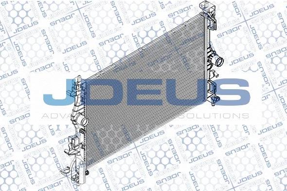 Jdeus RA0201210 - Радіатор, охолодження двигуна avtolavka.club