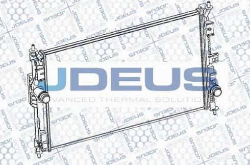 Jdeus RA0210460 - Радіатор, охолодження двигуна avtolavka.club