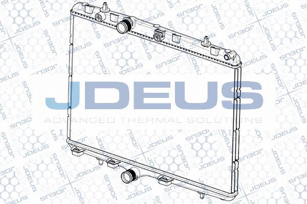 Jdeus RA0210350 - Радіатор, охолодження двигуна avtolavka.club