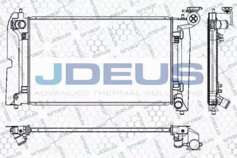 Jdeus RA0280090 - Радіатор, охолодження двигуна avtolavka.club