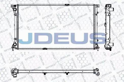 Jdeus RA0230800 - Радіатор, охолодження двигуна avtolavka.club