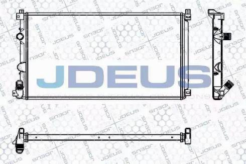 Jdeus RA0230810 - Радіатор, охолодження двигуна avtolavka.club