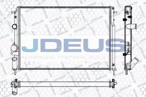 Jdeus RA0230830 - Радіатор, охолодження двигуна avtolavka.club