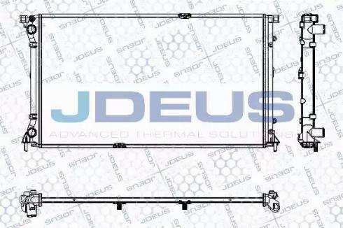 Jdeus RA0230790 - Радіатор, охолодження двигуна avtolavka.club