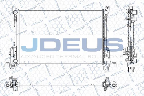 Jdeus RA0231140 - Радіатор, охолодження двигуна avtolavka.club