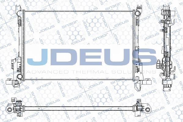 Jdeus RA0231150 - Радіатор, охолодження двигуна avtolavka.club