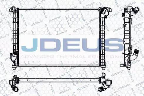 Jdeus RA0700020 - Радіатор, охолодження двигуна avtolavka.club