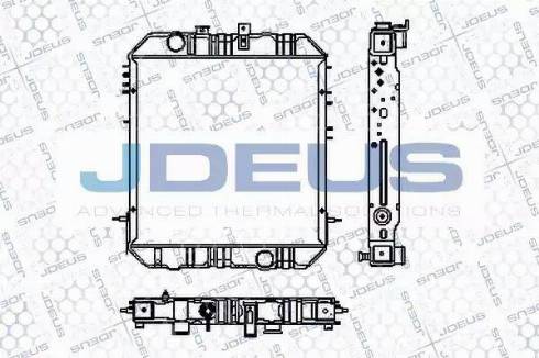 Jdeus RA1180030 - Радіатор, охолодження двигуна avtolavka.club