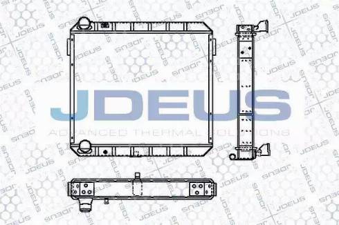 Jdeus RA1120300 - Радіатор, охолодження двигуна avtolavka.club