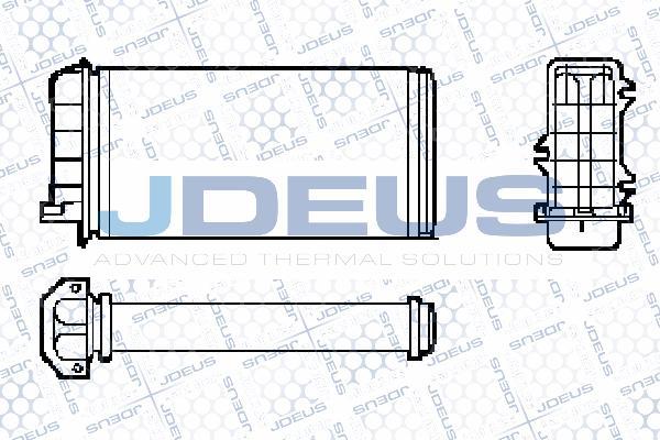 Jdeus RA2110420 - Теплообмінник, опалення салону avtolavka.club