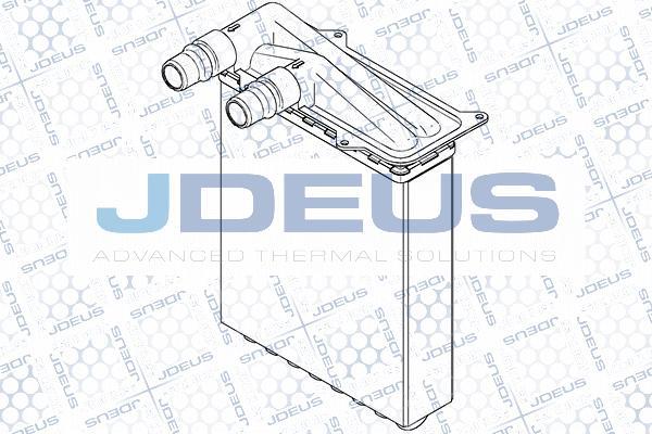 Jdeus RA2230790 - Теплообмінник, опалення салону avtolavka.club