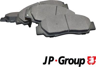 JP Group 4463600510 - Гальмівні колодки, дискові гальма avtolavka.club