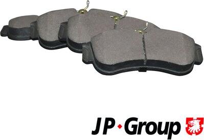 JP Group 4063600110 - Гальмівні колодки, дискові гальма avtolavka.club