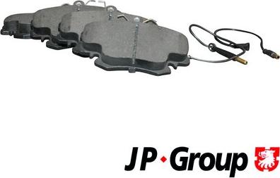 JP Group 4163603110 - Гальмівні колодки, дискові гальма avtolavka.club