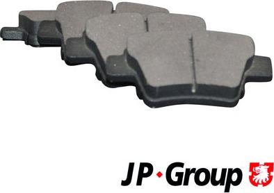 JP Group 4163700410 - Гальмівні колодки, дискові гальма avtolavka.club
