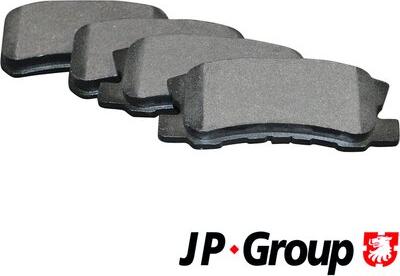 JP Group 4163700310 - Гальмівні колодки, дискові гальма avtolavka.club