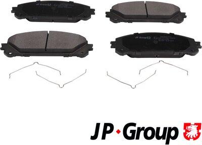JP Group 4863607510 - Гальмівні колодки, дискові гальма avtolavka.club
