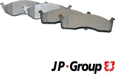 JP Group 5063600210 - Гальмівні колодки, дискові гальма avtolavka.club