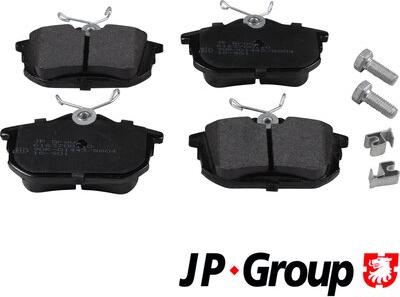 JP Group 6163700110 - Гальмівні колодки, дискові гальма avtolavka.club