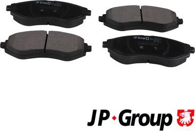 JP Group 6363603210 - Гальмівні колодки, дискові гальма avtolavka.club