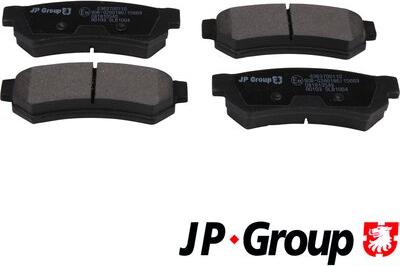 JP Group 6363700110 - Гальмівні колодки, дискові гальма avtolavka.club