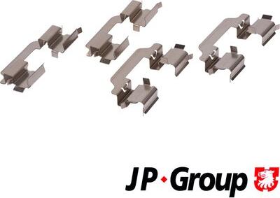 JP Group 1463650610 - Комплектуючі, колодки дискового гальма avtolavka.club