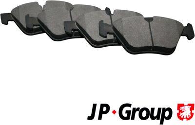 JP Group 1463601110 - Гальмівні колодки, дискові гальма avtolavka.club