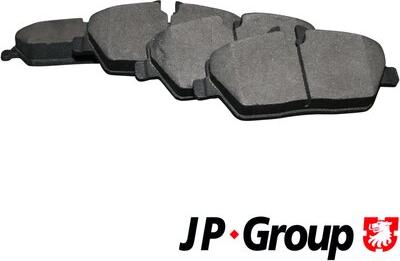 JP Group 1463601210 - Гальмівні колодки, дискові гальма avtolavka.club