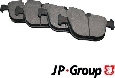 JP Group 1463700710 - Гальмівні колодки, дискові гальма avtolavka.club