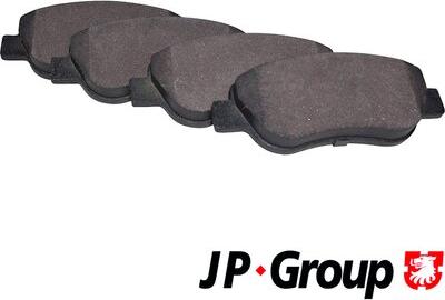 JP Group 1563604210 - Гальмівні колодки, дискові гальма avtolavka.club