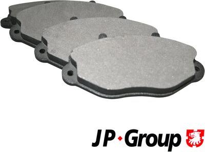 JP Group 1563600410 - Гальмівні колодки, дискові гальма avtolavka.club