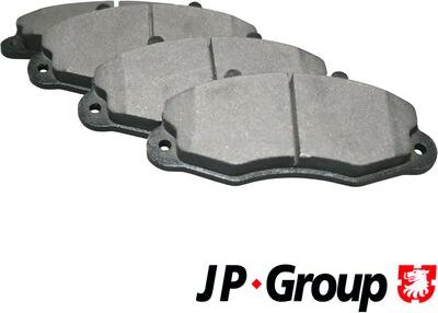 JP Group 1563600510 - Гальмівні колодки, дискові гальма avtolavka.club