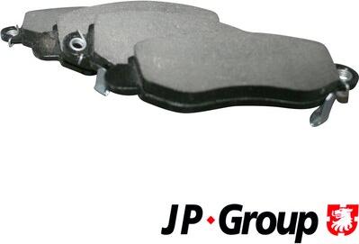 JP Group 1563600610 - Гальмівні колодки, дискові гальма avtolavka.club