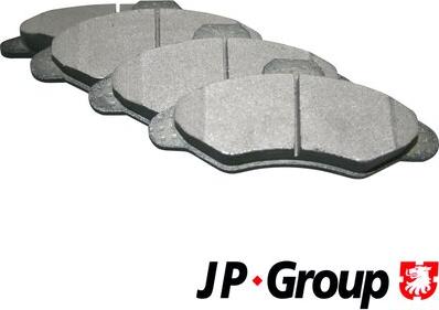 JP Group 1563601010 - Гальмівні колодки, дискові гальма avtolavka.club