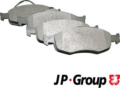 JP Group 1563601210 - Гальмівні колодки, дискові гальма avtolavka.club