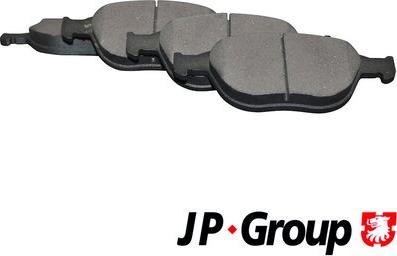 JP Group 1563602310 - Гальмівні колодки, дискові гальма avtolavka.club