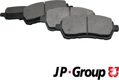 JP Group 1563700610 - Гальмівні колодки, дискові гальма avtolavka.club