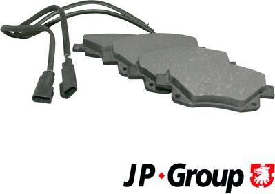 JP Group 1563700110 - Гальмівні колодки, дискові гальма avtolavka.club