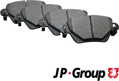 JP Group 1563700210 - Гальмівні колодки, дискові гальма avtolavka.club