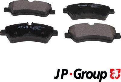 JP Group 1563701810 - Гальмівні колодки, дискові гальма avtolavka.club