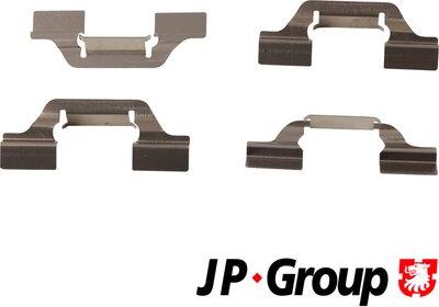 JP Group 1164006610 - Комплектуючі, колодки дискового гальма avtolavka.club