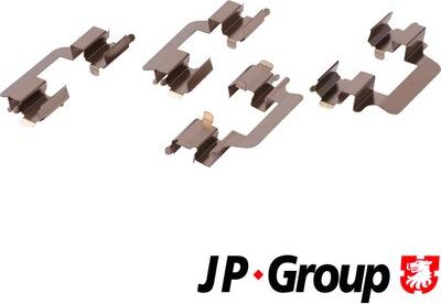 JP Group 1163650710 - Комплектуючі, колодки дискового гальма avtolavka.club