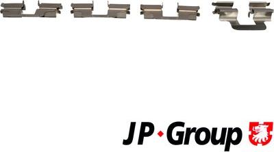 JP Group 1163651010 - Комплектуючі, колодки дискового гальма avtolavka.club