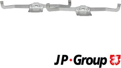 JP Group 1163651110 - Комплектуючі, колодки дискового гальма avtolavka.club