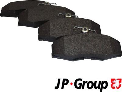 JP Group 1163606510 - Гальмівні колодки, дискові гальма avtolavka.club