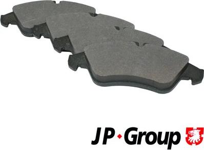 JP Group 1163601510 - Гальмівні колодки, дискові гальма avtolavka.club
